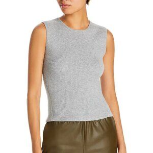 DEREK LAM | Gray Ribbed Tank Top